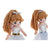 Muñeca de Trapo DKD Home Decor Bailarina Ballet (2 pcs) (18 x 12 x 45 cm)