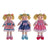 Muñeca de Trapo DKD Home Decor (3 pcs) (22 x 7 x 50 cm)