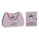 Diario con Accesorios DKD Home Decor Princess Rosa (27 x 4.3 x 17.5 cm)