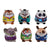 Peluche DKD Home Decor Poliéster Animales (6 pcs) (11 x 9 x 14 cm)