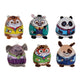 Peluche DKD Home Decor Poliéster Animales (6 pcs) (11 x 9 x 14 cm)