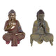 Figura Decorativa Dekodonia Resina Buda (2 pcs) (18 x 12 x 28 cm)