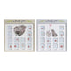 Marco de Fotos DKD Home Decor Múltiple Elefante Madera (2 pcs) (32 x 2 x 35 cm)