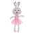 Peluche DKD Home Decor Conejo (18 x 5 x 35 cm)