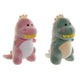 Peluche DKD Home Decor Rosa Poliéster Verde Dinosaurio (30 x 20 x 30 cm) (2 pcs)