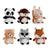 Peluche DKD Home Decor ‎ Animales Poliéster (6 pcs) (10 x 7 x 14 cm)