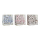 Set de Regalo para Bebé DKD Home Decor Azul Beige Rosa (3 pcs)