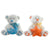 Oso de Peluche DKD Home Decor Poliéster (2 pcs) (20 x 20 x 30 cm)