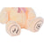 Oso de Peluche DKD Home Decor Lazo Beige Marrón Poliéster Infantil Oso (2 Unidades)