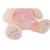 Oso de Peluche DKD Home Decor Beige Rosa Poliéster Verde Infantil Oso (2 Unidades)