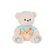 Oso de Peluche DKD Home Decor Camiseta Poliéster Blanco Verde Infantil Oso