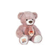 Oso de Peluche DKD Home Decor Blanco Bufanda Marrón Poliéster Infantil Oso