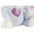 Peluche DKD Home Decor Beige Azul Rosa Poliéster Blanco Infantil Animales (4 Unidades)