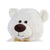 Oso de Peluche DKD Home Decor Pajarita Dorado Poliéster Blanco Infantil Oso