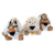 Peluche DKD Home Decor Negro Beige Poliéster Infantil Animales (3 Unidades)