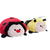 Peluche DKD Home Decor Abeja Mariquita Poliéster Infantil (2 Unidades)