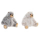 Oso de Peluche DKD Home Decor Gris Beige Poliéster Infantil Oso (2 units)