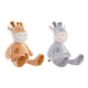 Peluche DKD Home Decor Gris Marrón Poliéster Infantil Jirafa (2 Unidades)