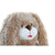 Peluche DKD Home Decor Conejo Zanahoria Marrón Poliéster Blanco Infantil (2 Unidades)