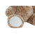 Oso de Peluche DKD Home Decor Marrón Poliéster Blanco Infantil Oso (2 Unidades)