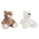 Oso de Peluche DKD Home Decor Marrón Poliéster Blanco Infantil Oso (2 Unidades)