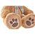 Oso de Peluche DKD Home Decor Lazo Beige Marrón Poliéster Infantil Oso (2 Unidades)