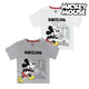 Camiseta de Manga Corta Infantil Barcelona Mickey Mouse 73489