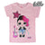 Camiseta de Manga Corta Infantil LOL Surprise! 74045 Rosa