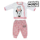 Conjunto de Ropa Minnie Mouse 74628 Bebé Rosa Blanco