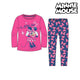 Pijama Infantil Minnie Mouse 74738 Fucsia Azul (2 Pcs)