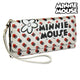 Cartera Minnie Mouse Tarjetero Blanco Metalizado 70687