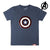 Camiseta de Manga Corta Niño The Avengers Azul marino