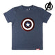 Camiseta de Manga Corta Niño The Avengers Azul marino