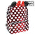 Mochila Escolar Minnie Mouse Lentejuelas Rojo Negro