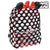 Mochila Escolar Minnie Mouse Lentejuelas Rojo Negro