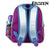 Mochila Infantil 3D Frozen Morado Azul