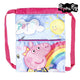 Mochila Saco Infantil Peppa Pig Rosa Azul