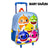 Mochila Escolar 3D con Ruedas Baby Shark (26 x 31 x 10 cm)