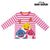 Camiseta de Manga Larga Infantil Baby Shark Rosa