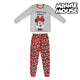 Pijama Infantil Minnie Mouse Gris