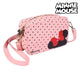 Bolso Bandolera Minnie Mouse (19 x 12,1 x 6,5 cm) Rosa