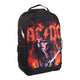 Mochila Escolar ACDC Negro (29 x 46 x 15 cm)