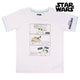 Camiseta de Manga Corta Infantil The Mandalorian Blanco