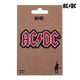 Parche ACDC Rojo (10 x 14,5 cm)