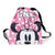 Mochila Saco Infantil Minnie Mouse Rosa (27 x 33 x 1 cm)