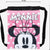 Mochila Saco Infantil Minnie Mouse Rosa (27 x 33 x 1 cm)