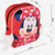 Mochila Escolar Minnie Mouse Rojo (25 x 31 x 1 cm)