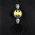 Mochila Escolar 3D Batman Amarillo (9 x 30 x 30 cm)