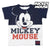 Camiseta de Manga Corta Infantil Mickey Mouse Azul