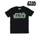 Camiseta de Manga Corta Infantil Star Wars Negra